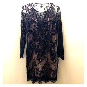 Black Lace Dress **express**